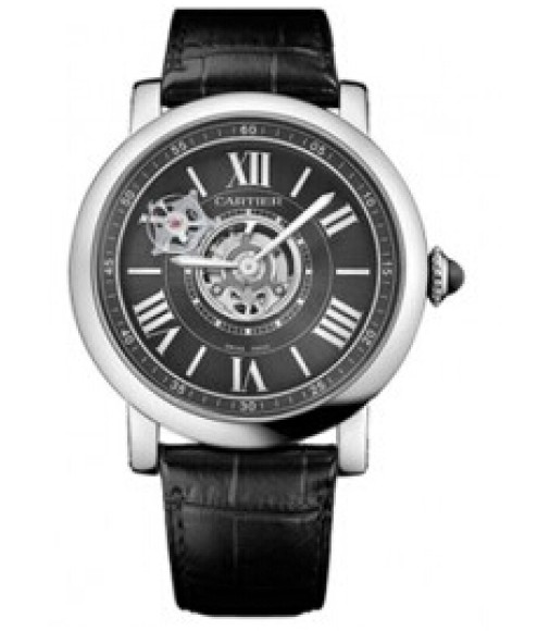 Cartier Rotonde de Cartier Astrotourbillon Carbon Crystal Watch Replica 47 mm W1556221