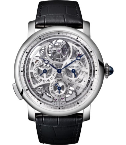 Replica Cartier Rotonde De Cartier Grande Complication skeleton Watch W1556251