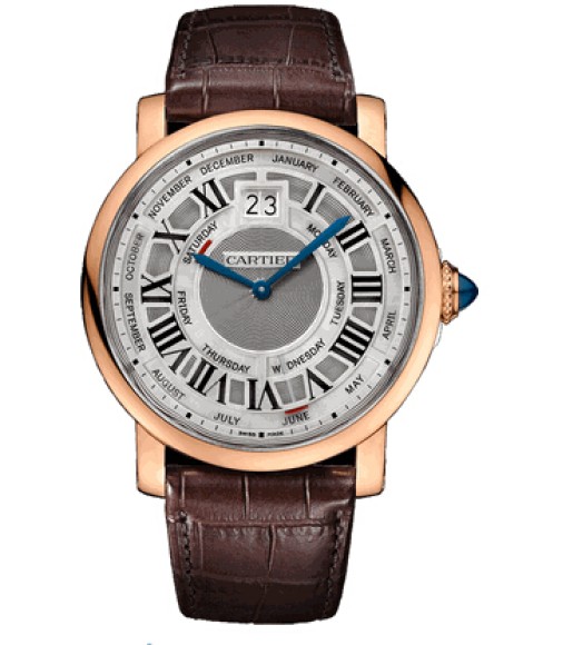 Cartier Rotonde Automatic Perpetual Calendar Mens Watch Replica W1580001
