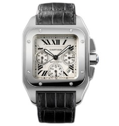 Cartier Santos 100 Chronograph Mens Watch Replica W20090X8