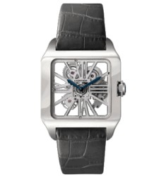 Cartier Santos Dumont Skeleton White Gold Mens Watch Replica W2020033