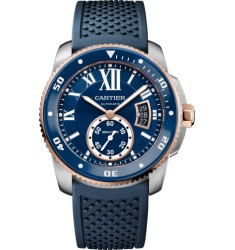 Replica Cartier Calibre De Cartier Diver blue Watch W2CA0009