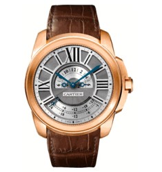 Cartier Calibre De Cartier Multiple Time Zone Watch Replica W7100025 