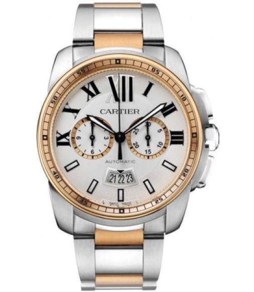 Cartier Calibre De Cartier Chronograph Mens Watch Replica W7100042