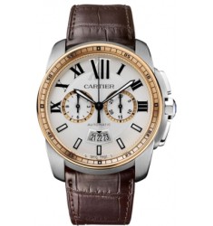 Cartier Calibre De Cartier Chronograph Mens Watch Replica W7100043