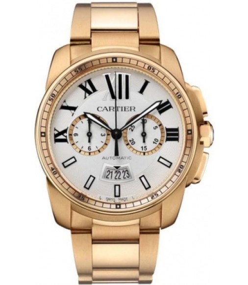 Cartier Calibre De Cartier Chronograph Mens Watch Replica W7100047
