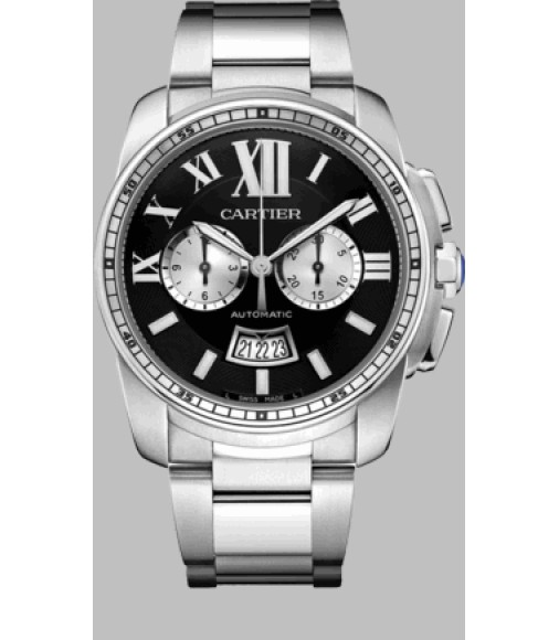 Cartier Calibre De Cartier Chronograph Mens Watch Replica W7100061