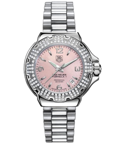 Tag Heuer Formula 1 Quartz Diamond Ladies Watch Replica WAC1216.BA0852