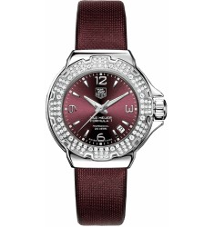 Tag Heuer Formula 1 Diamond Bezel Maroon Dial Ladies Watch Replica WAC1219.FC6233