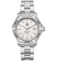 Tag Heuer Aquaracer Calibre 5 Silver Dial Mens Watch Replica WAP2011.BA0830