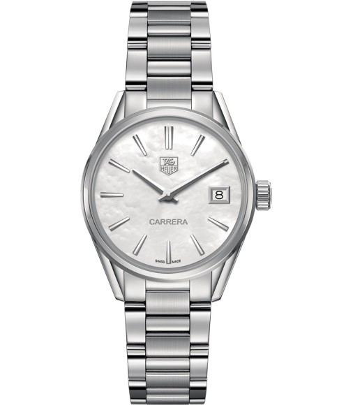 Tag Heuer Carrera White Mother of Pearl Dial Ladies Quartz Watch WAR1311.BA0778 Replica