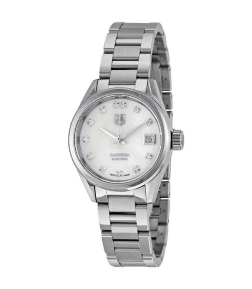 Tag Heuer Carrera Automatic White Dial Ladies Watch WAR2414.BA0776 Replica