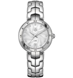 Tag Heuer Link Diamond Silver Guilloche Stainless Steel Watch Replica WAT1311.BA0956