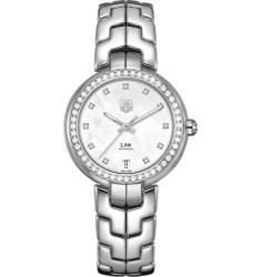 Tag Heuer Link Ladies Diamond dial Diamond Bezel34.5 mm Watch Replica WAT2314.BA0956