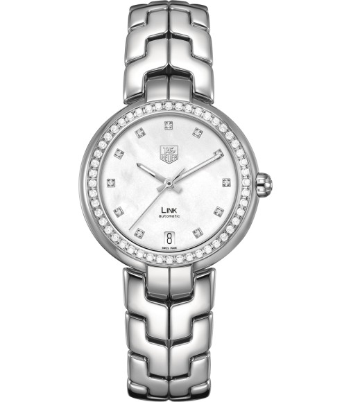 Tag Heuer Link Ladies Diamond dial Diamond Bezel34.5 mm Watch Replica WAT2314.BA0956