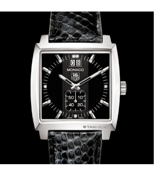 Tag Heuer Monaco Big Date Diamond Dial 37 mm Watch Replica WAW1319.FC6216