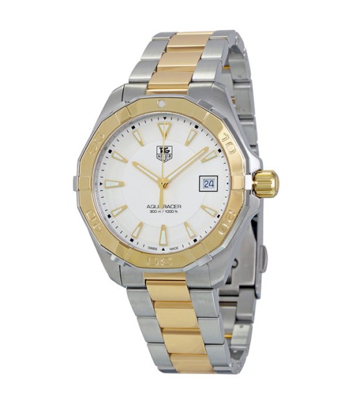 Tag Heuer Aquaracer Silver Opalin Dial Two-tone WAY1120.BB0930 Replica