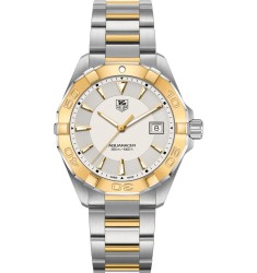 Tag Heuer Aquaracer Silver Dial with 18kt Yellow Gold WAY1151.BD0912 Replica