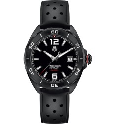 Tag Heuer Formula 1 Automatic Black Dial Black Rubber WAZ2115.FT8023 Replica