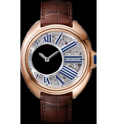 Replica Cartier Cle De Cartier Mysterious Hours Watch WHCL0003 WHCL0002