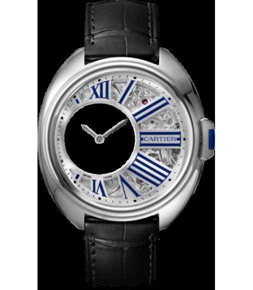 Replica Cartier Cle De Cartier Mysterious Hours Watch WHCL0003