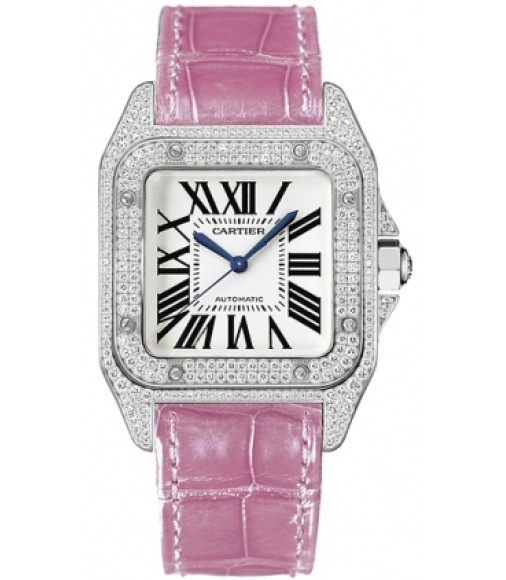 Cartier Santos 100 Ladies Watch Replica WM501751