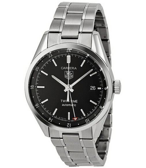 Tag Heuer Carrera Calibr 7 Twin Time Mens Watch Replica WV2115.BA0787