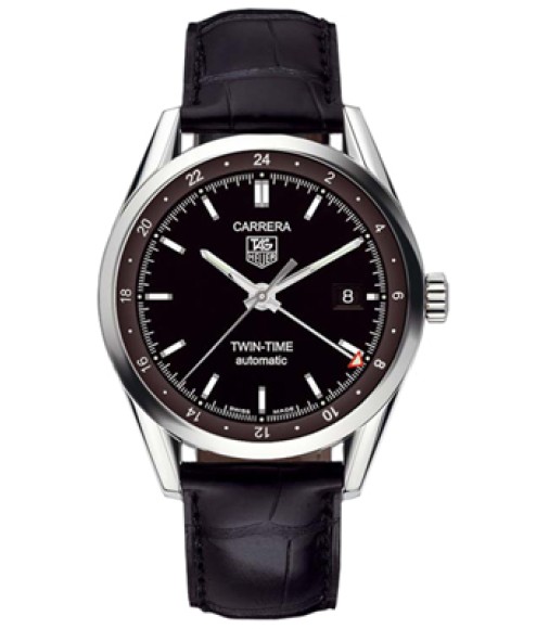 Tag Heuer Carrera Calibr 7 Twin Time Mens Watch Replica WV2115.FC6180