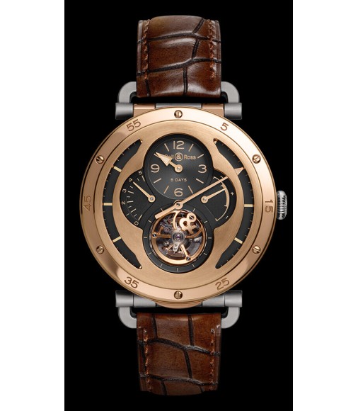 Replica Bell & Ross WW2 MILITARY TOURBILLON ROSE GOLD