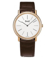 Piaget Limelight Gala Silver Diamond Dial Satin Ladies replica Watch GOA38160	