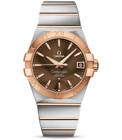 Omega Constellation Chronometer 38mm Watch Replica 123.20.38.21.13.001
