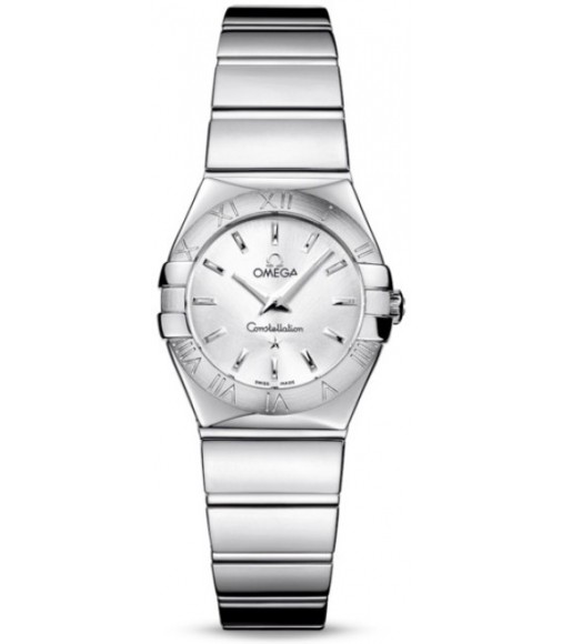 Omega Constellation Polished Quarz Mini Watch Replica 123.10.24.60.02.002
