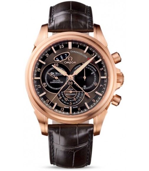 Omega De Ville Co-Axial Chronoscope Watch Replica 422.53.44.52.13.001