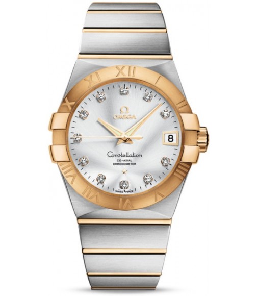 Omega Constellation Chronometer 38mm Watch Replica 123.20.38.21.52.002