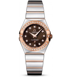 Omega Constellation Polished Quarz Small Watch Replica 123.25.27.60.63.002
