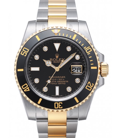 Rolex Submariner Date Watch Replica 116613 LN dia