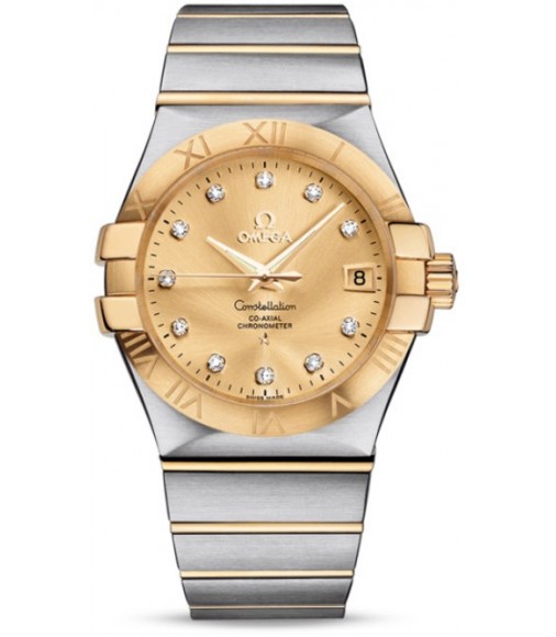 Omega Constellation Chronometer 35mm Watch Replica 123.20.35.20.58.001