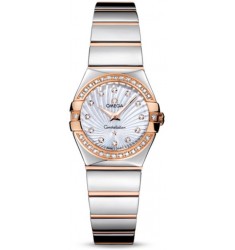 Omega Constellation Polished Quarz Mini Watch Replica 123.25.24.60.55.006