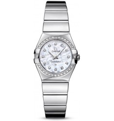 Omega Constellation Polished Quarz Mini Watch Replica 123.15.24.60.55.003