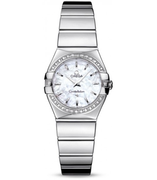 Omega Constellation Polished Quarz Mini Watch Replica 123.15.24.60.05.002