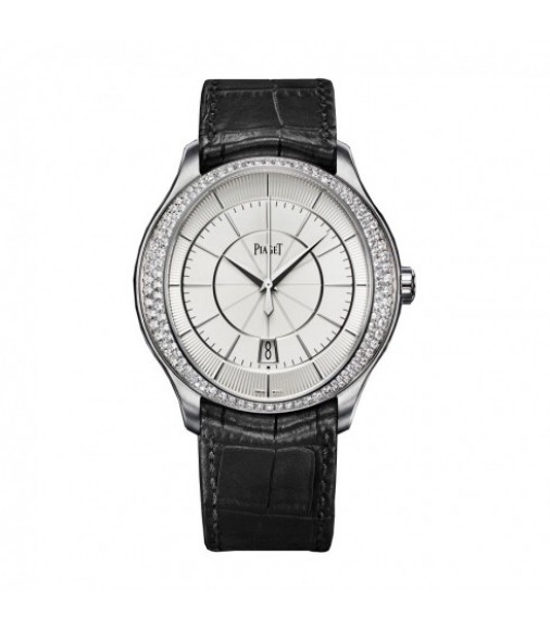 Piaget Possession Silver Dial Black Stain Ladies replica Watch PG-GOA35085