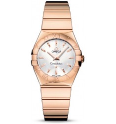 Omega Constellation Polished Quarz Small Watch Replica 123.50.27.60.02.003