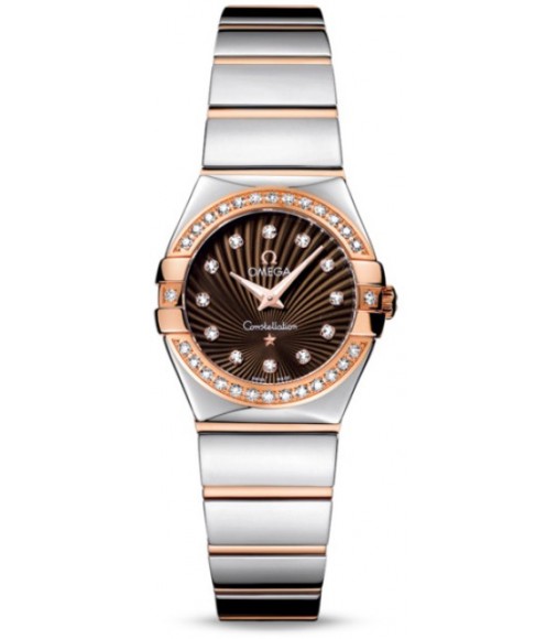 Omega Constellation Polished Quarz Mini Watch Replica 123.25.24.60.63.002