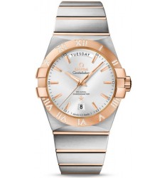 Omega Constellation Day Date Watch Replica 123.25.38.22.02.001