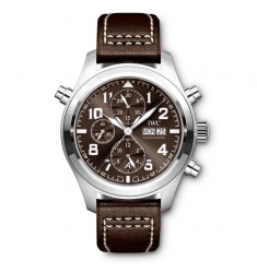 IWC Pilot Brown Dial Automatic Men's Chronograph Watch IW371808