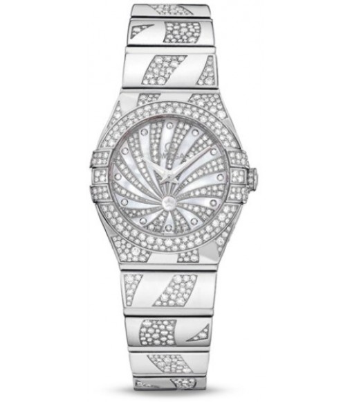 Omega Constellation Luxury Edition Quarz Mini Watch Replica 123.55.24.60.55.012