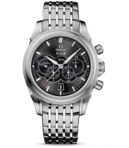 Omega De Ville 4 Counters Chronograph Watch Replica 422.10.41.52.06.001