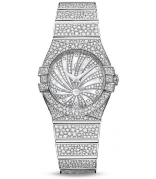 Omega Constellation Luxury Edition Quarz Mini Watch Replica 123.55.24.60.55.010