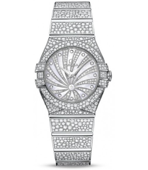 Omega Constellation Luxury Edition Quarz Small Watch Replica 123.55.27.60.55.010