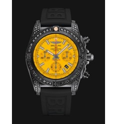 Replica Breitling Chronomat 44 Blacksteel Yellow MB0111AV/I532/262S/M20DSA/2